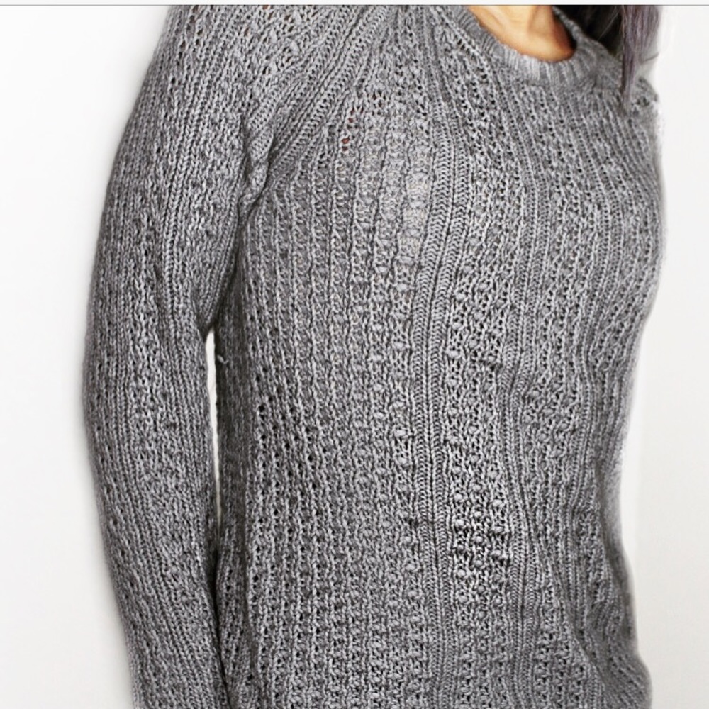 J Crew Angora rabbit -cotton sweater